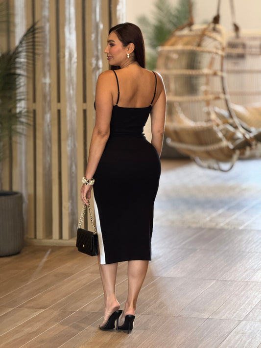 Hera Black Knitted Dress