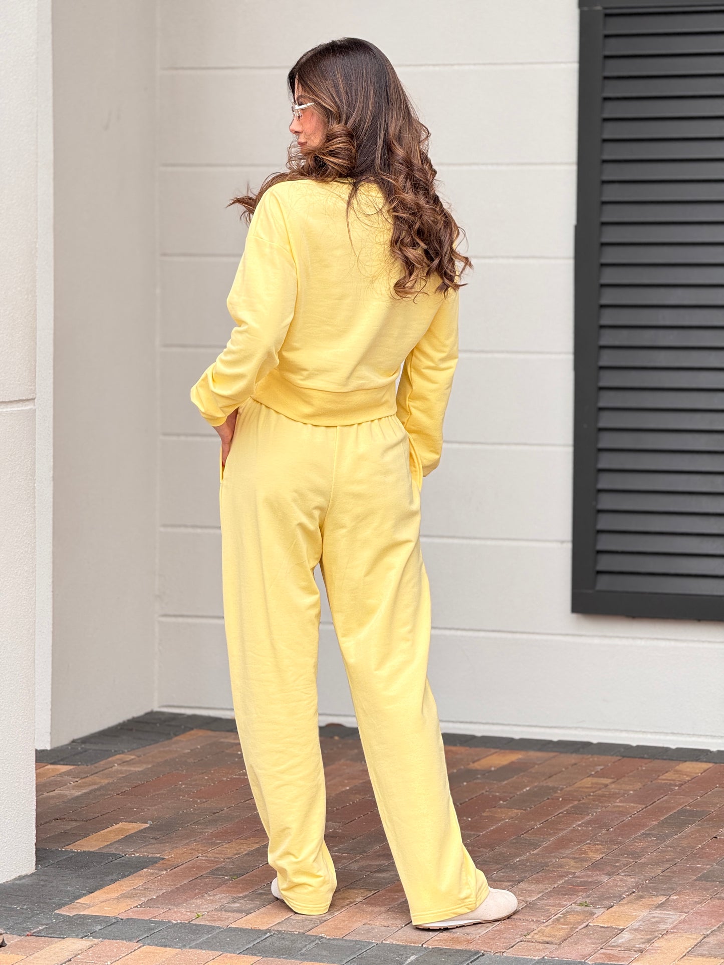 Lalo Yellow Crewneck Sport Set