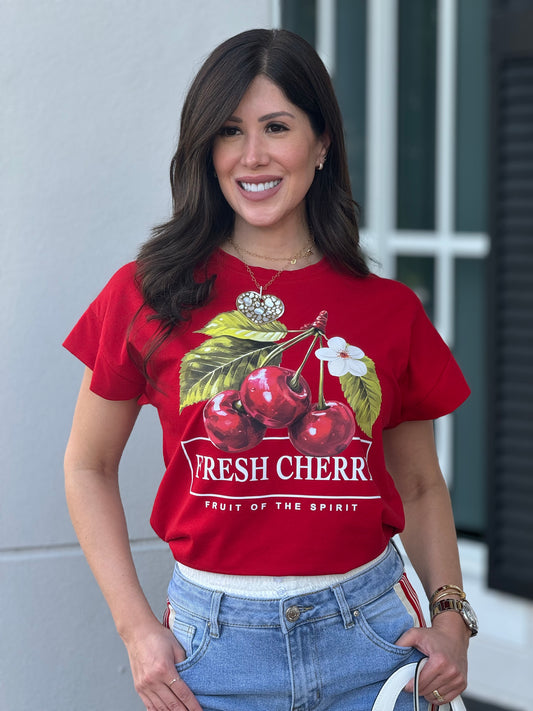 Fresh Cherries Red T-Shirt