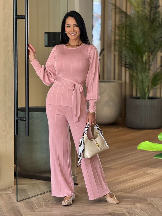 Rivera Pink Knitted Set