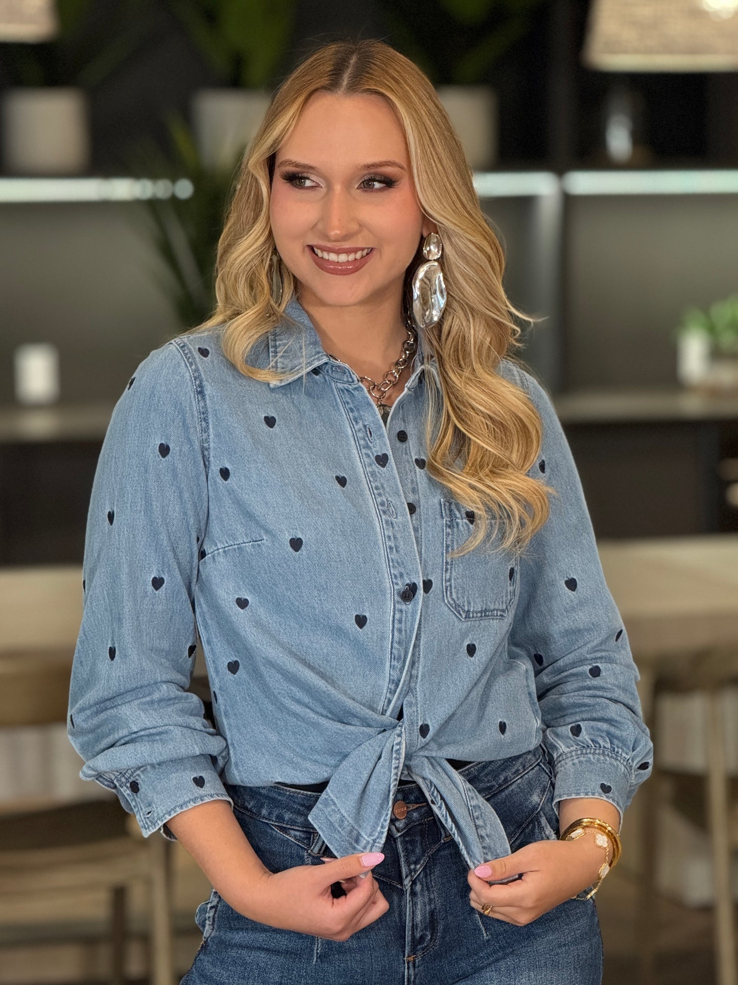 Risen Heart Denim Shirt