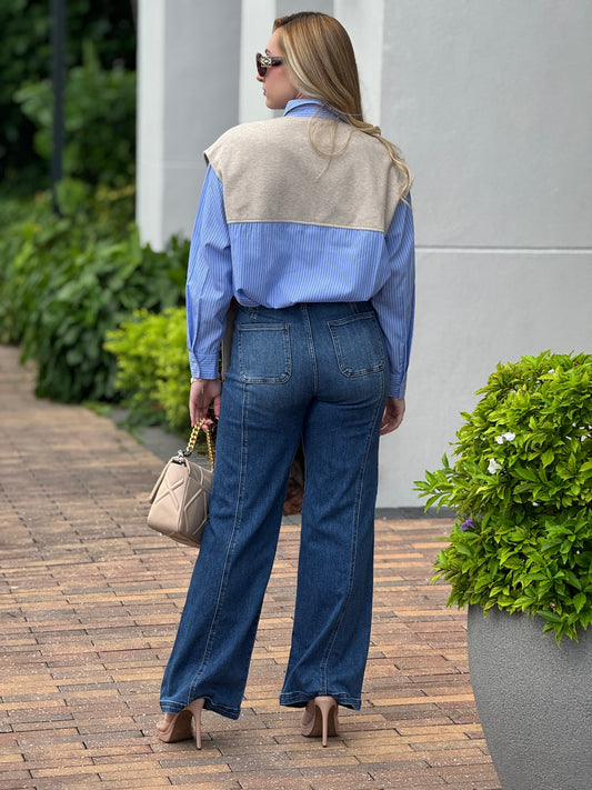 Risen High Waisted Jeans