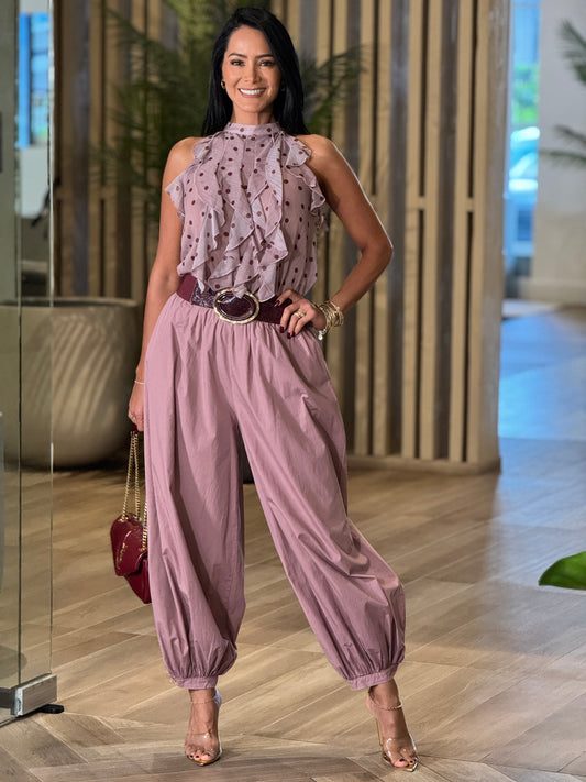 Italian Aladdin Lilac Pants