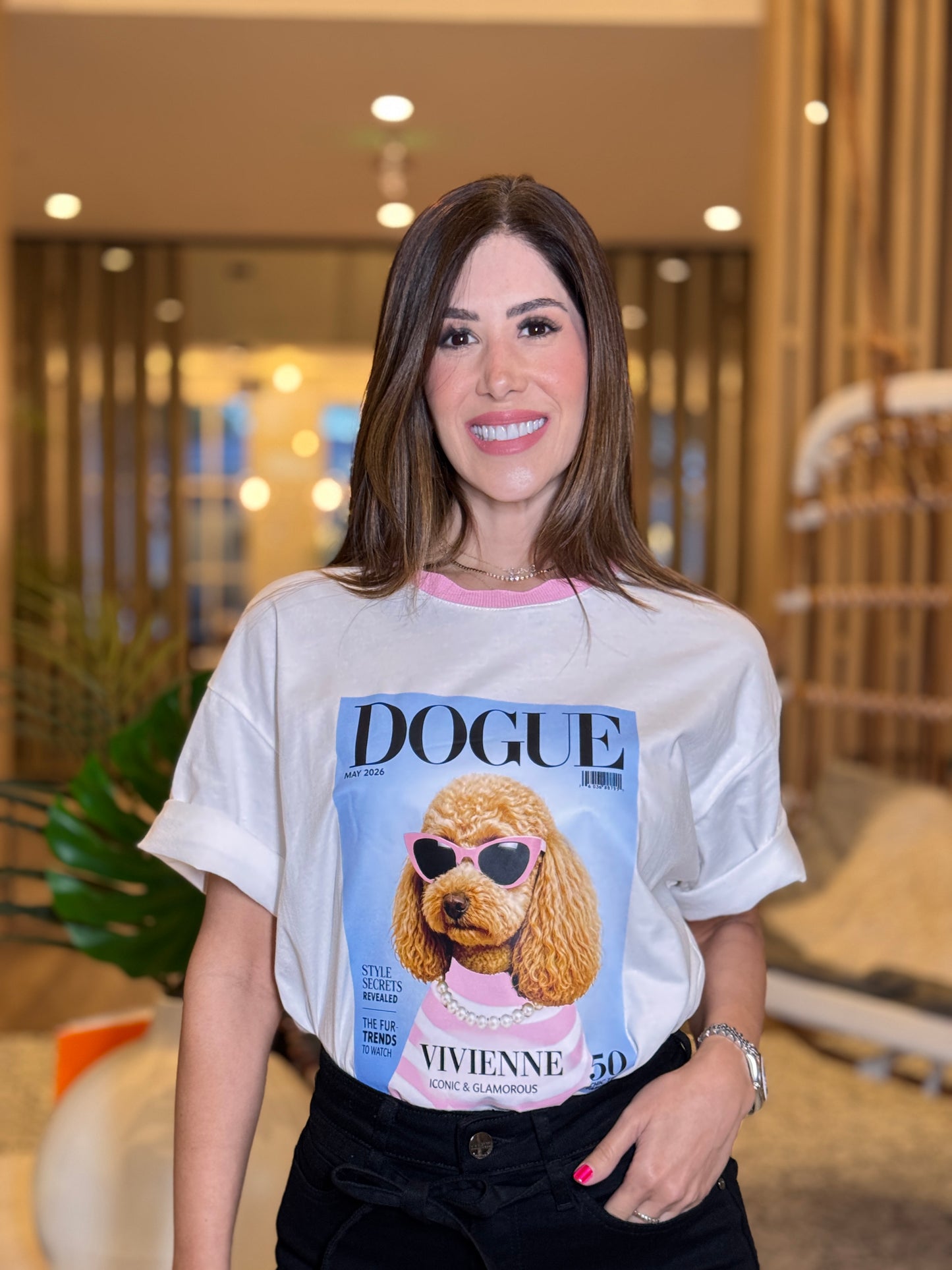 Dogue Pink Goldendoodle T-Shirt