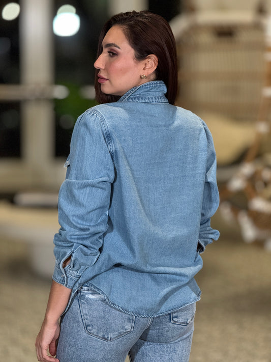 Risen Denim Shirt