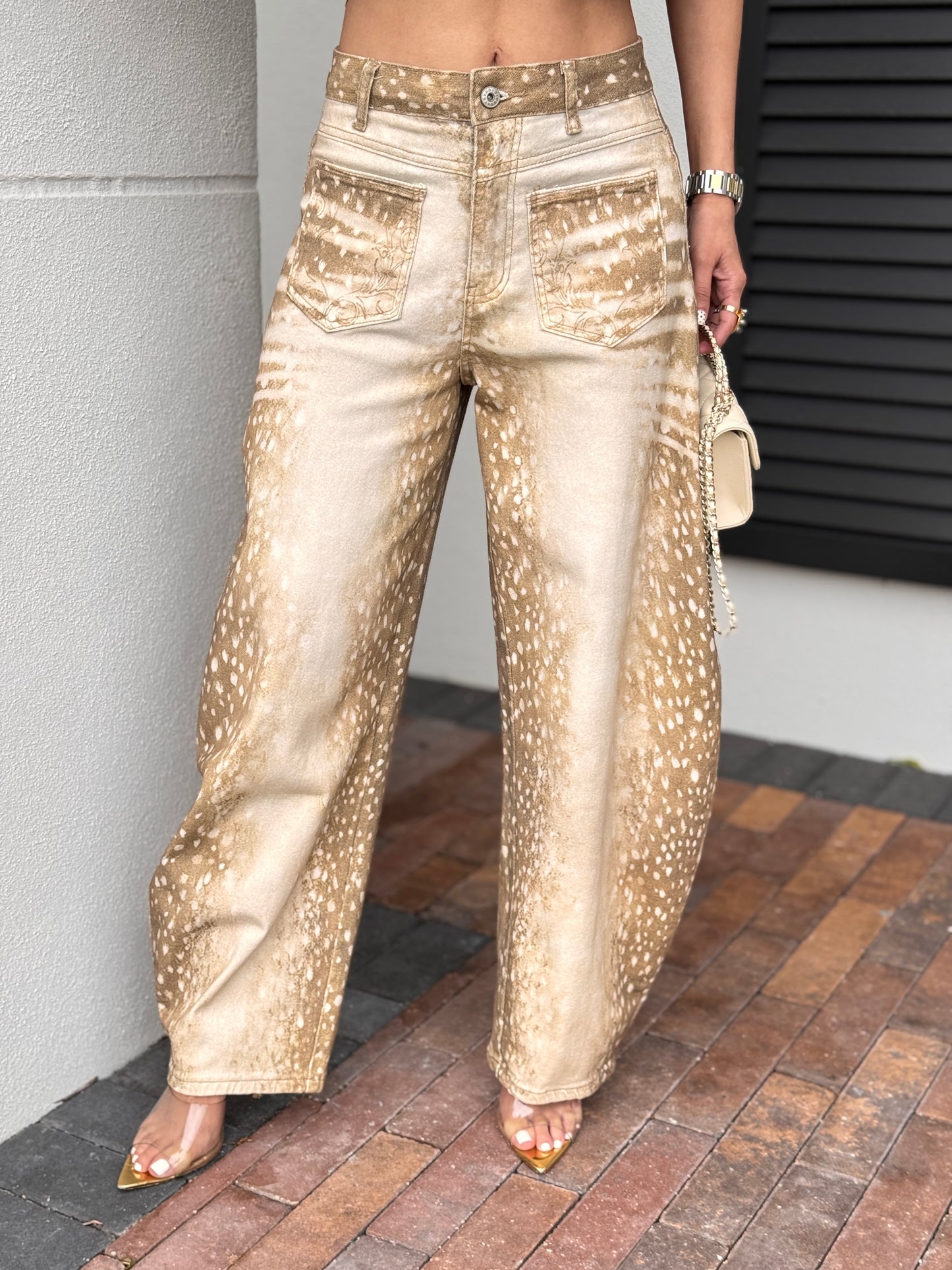 Atelier Caramel Bambi Wide Jeans