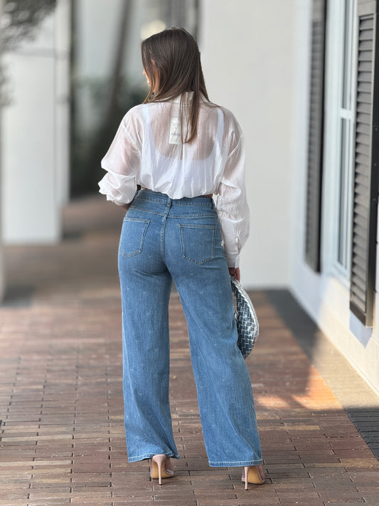 Dreamy White Satin Top