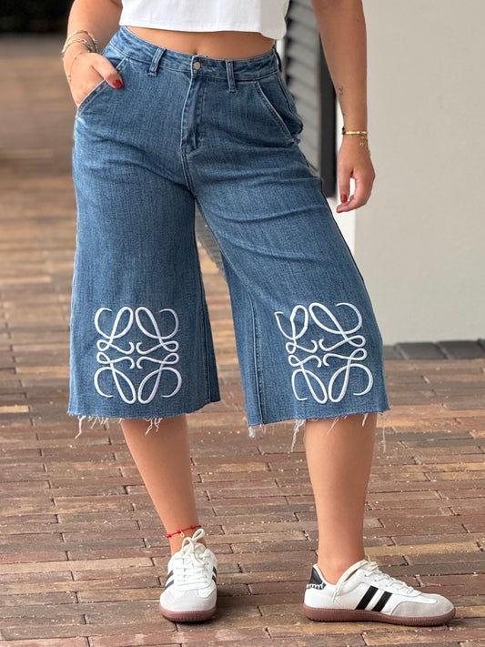 Lore Denim Bermuda Shorts