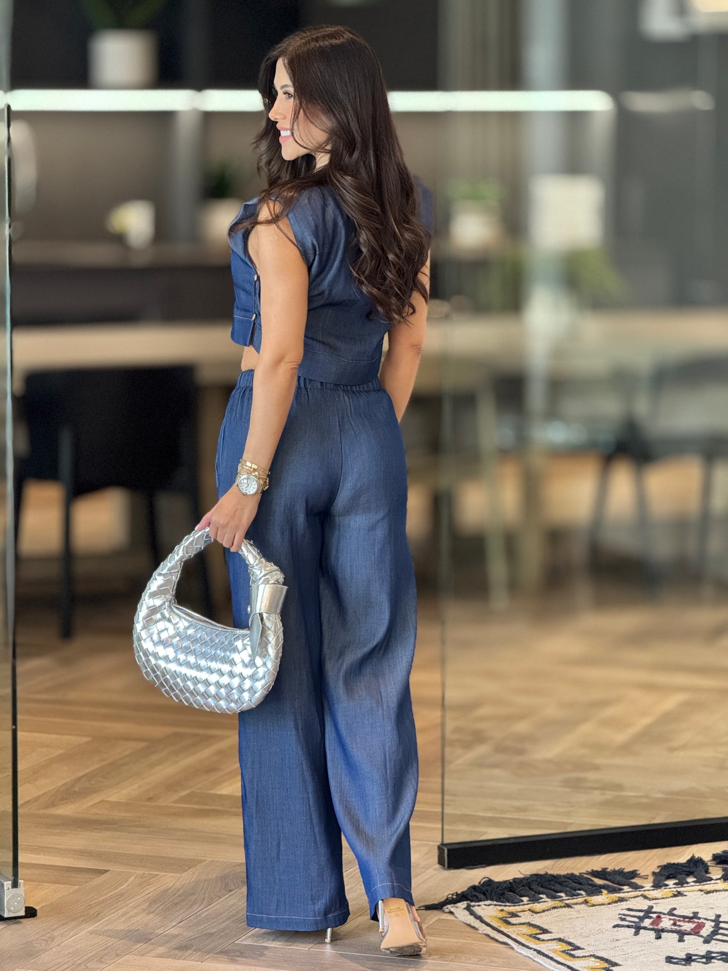 Editte Denim Loose Set