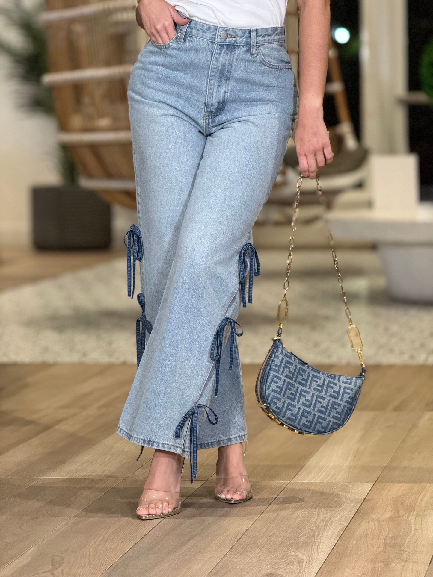 The Moon Bow Denim Jeans