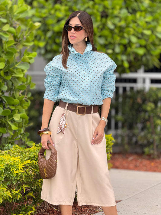 Itoo Beige Bermuda Shorts