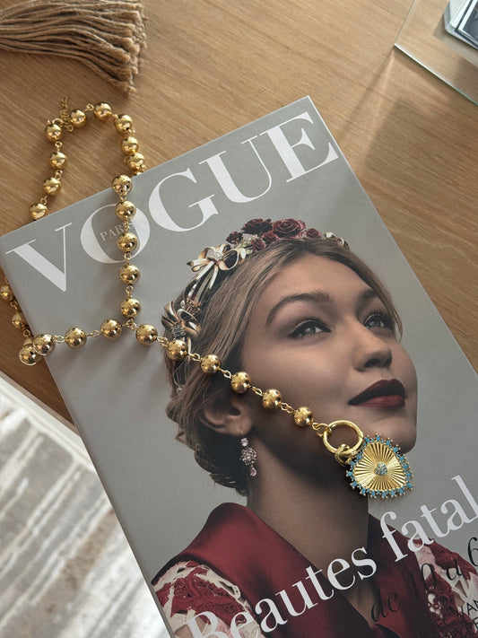 Esperanza Gold Heart Necklace