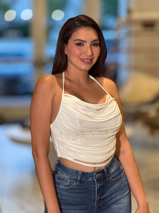 Milka Straps White Top