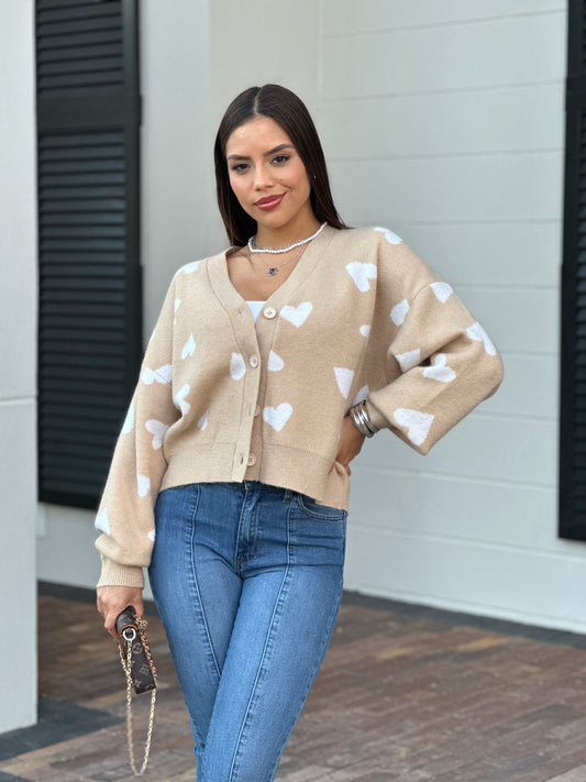 Hearts Nude Knitted sweater