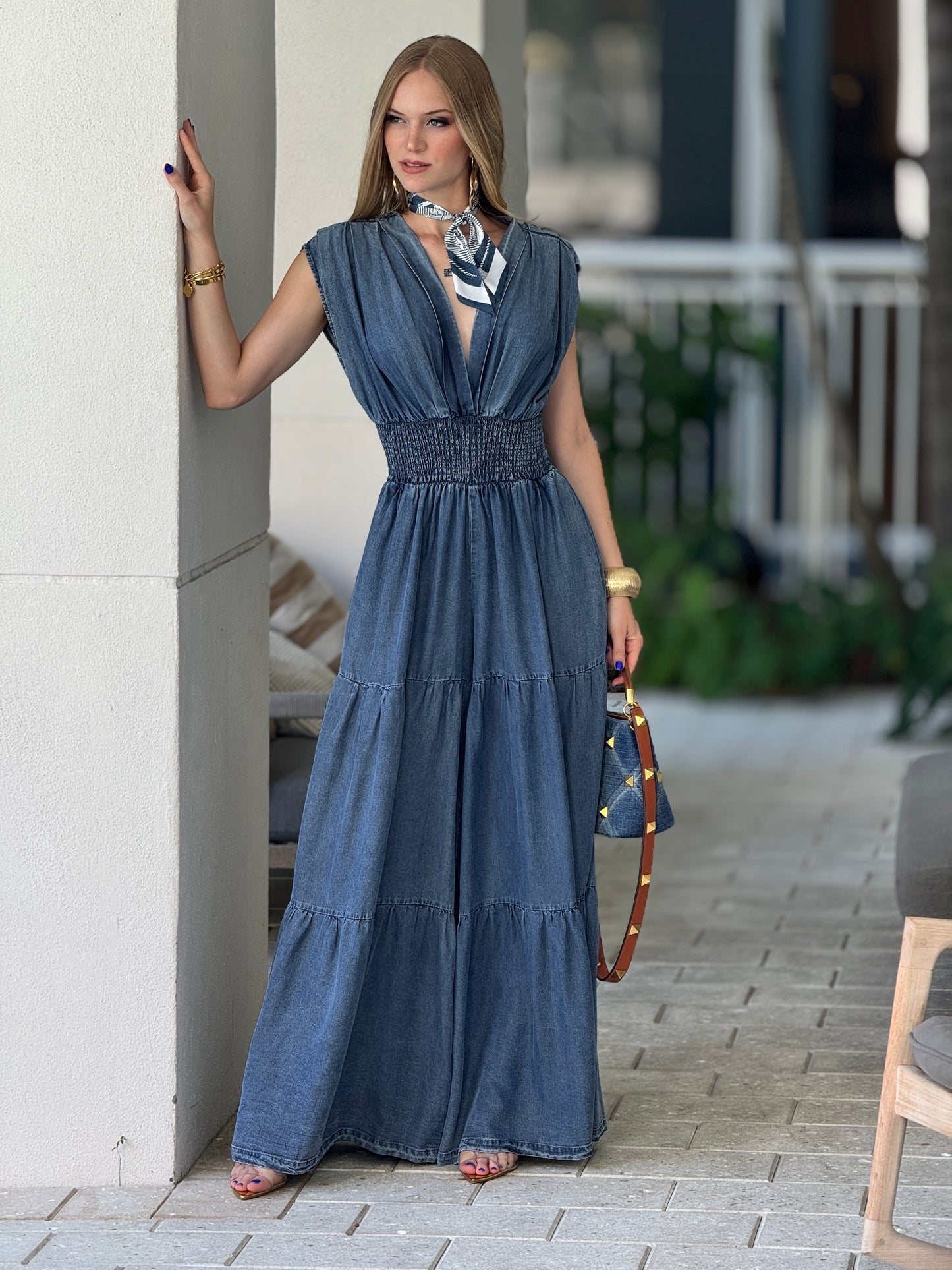 Leonora Denim Jumpsuit