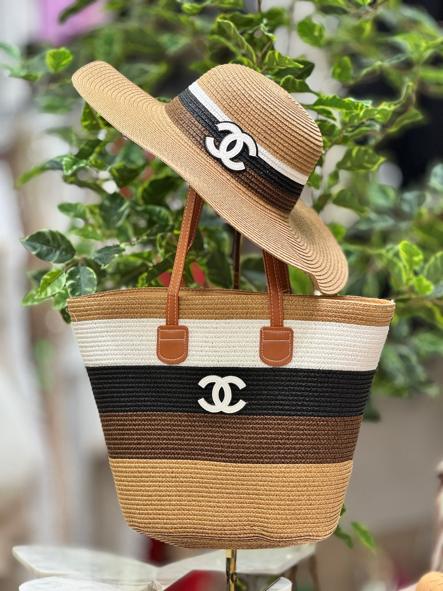 Cece Brown Bag+Hat