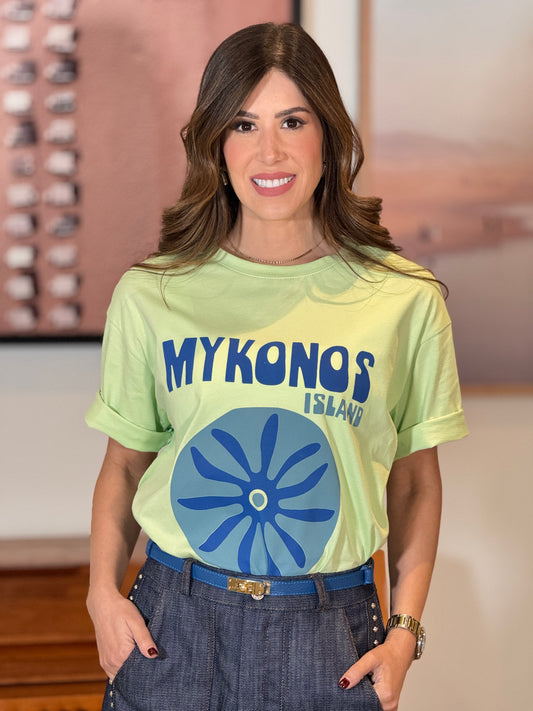Mykonos Green T-shirt