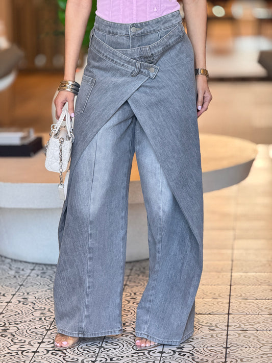 Perky Gray Denim Jeans