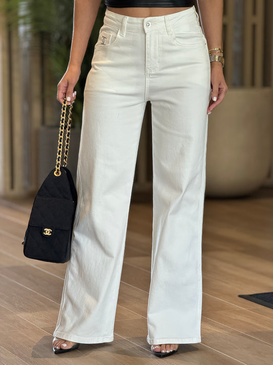 Cece White Jeans