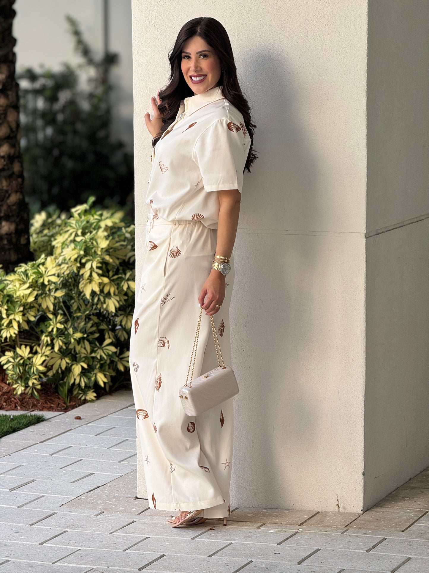 Carey Beige/Brown Set