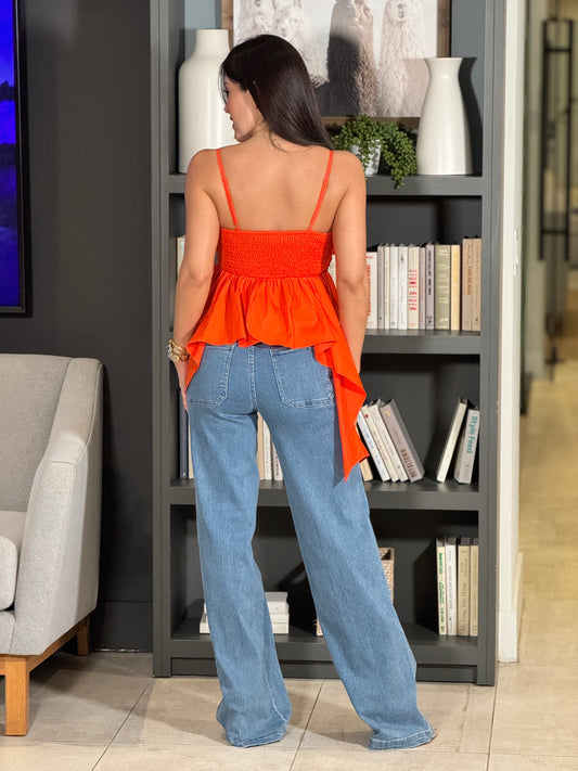 Strut Orange Top