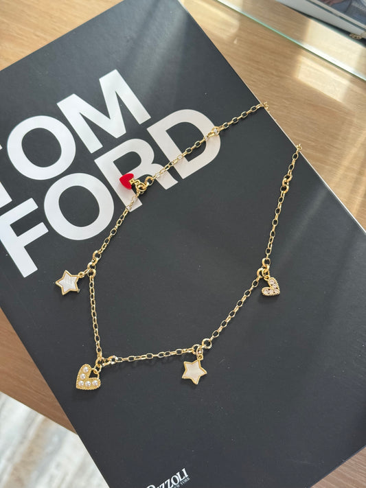 Lucky in Love Multi Charm Necklace