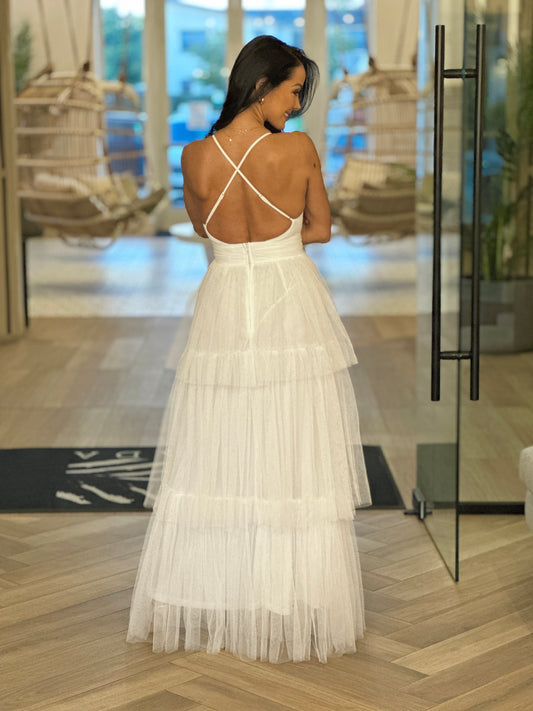 Norkys Tulle White Dress