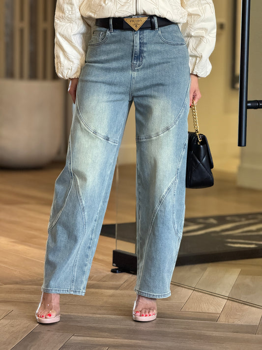 Marfa High Waisted Barrel Jeans