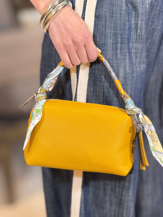 Milano Yellow Scarf Bag