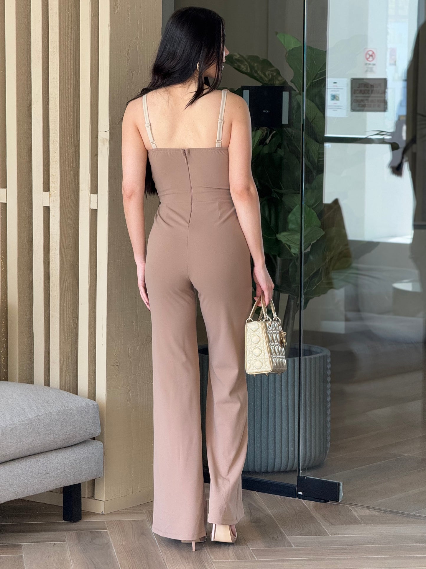 Shelly Beige Jumpsuit Gala