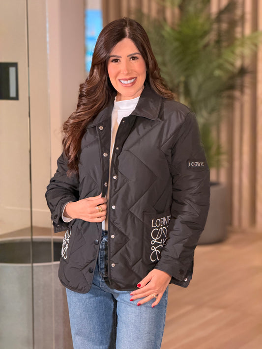 Lore Black Puffy Coat