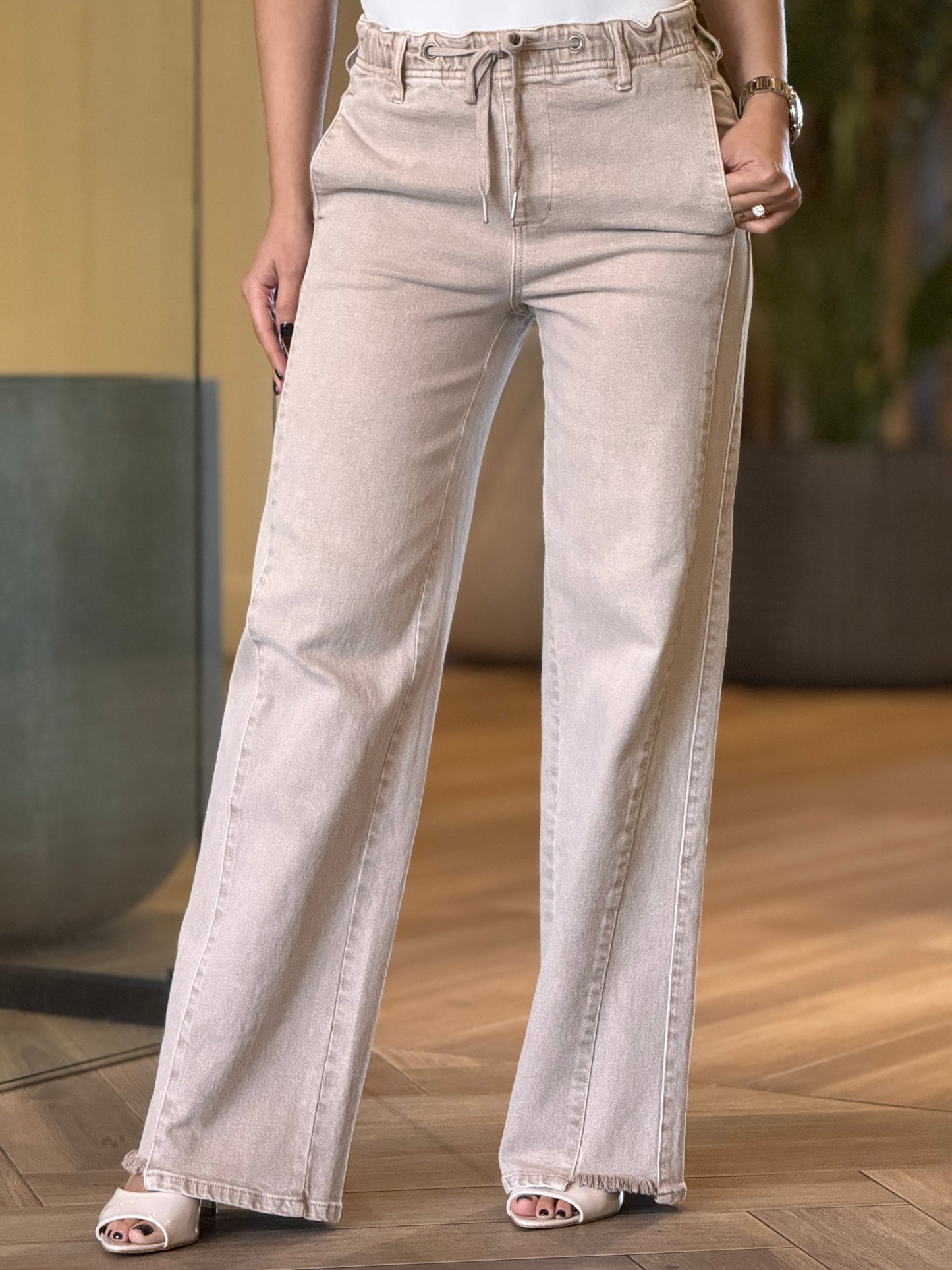 KanCan Beige Denim Jeans