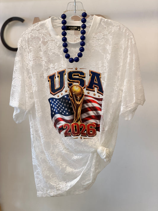 USA Lace T-Shirt