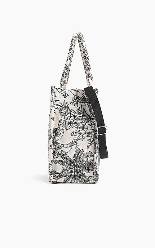 Safari Lily Embellished Tote