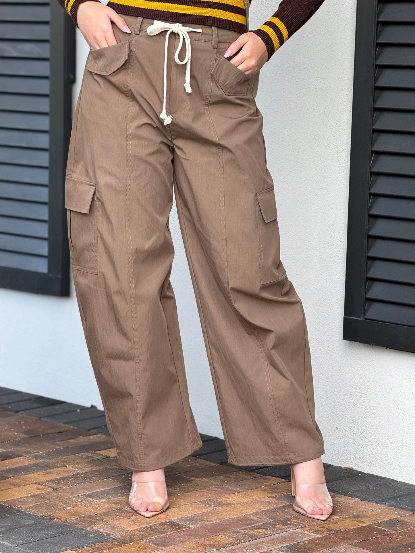 Aaron Brown Cargo Jogger Pants