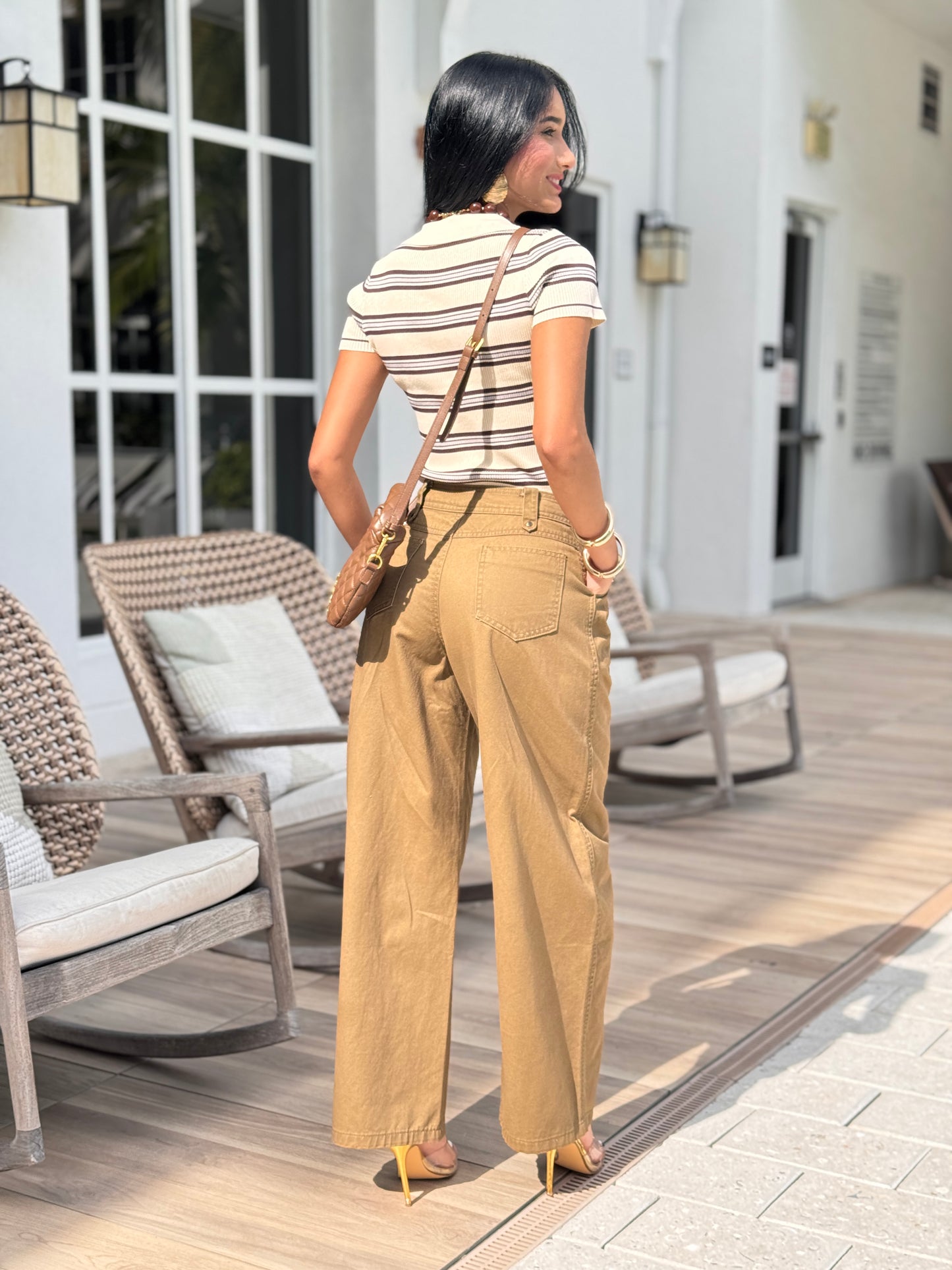 Trending Brown Denim Pants