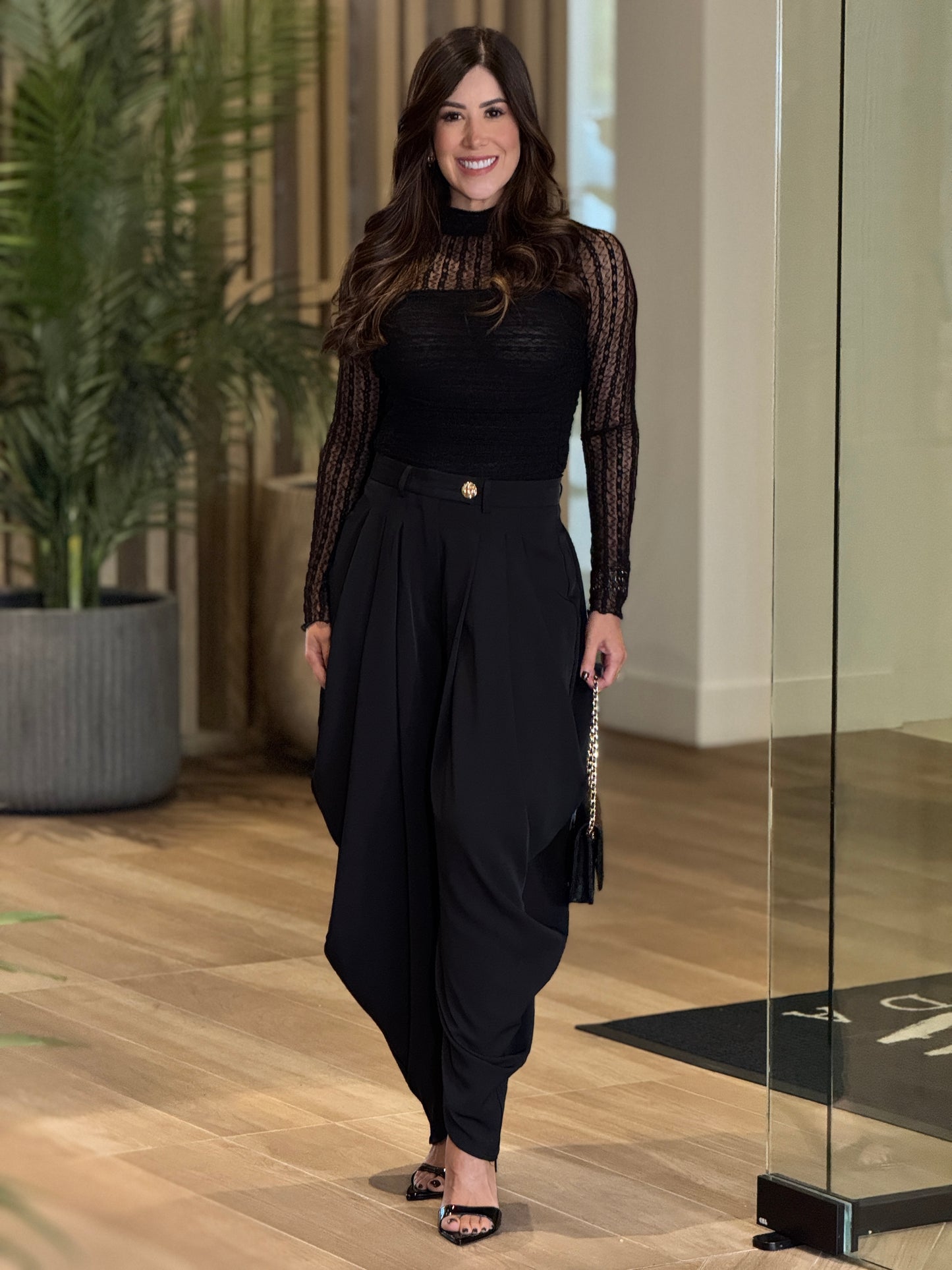 Jasmine Black Bombache Pants