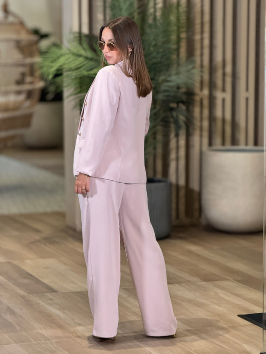 Ovianca Pink Blazer Set
