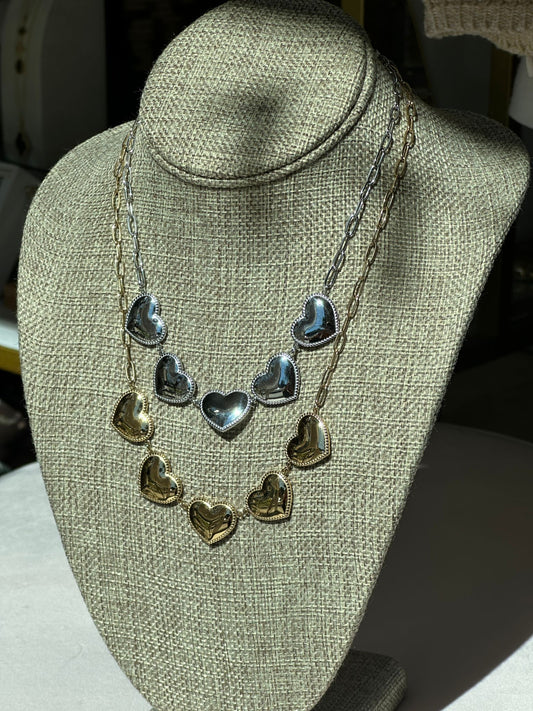 Enamorada Silver & Gold Necklace