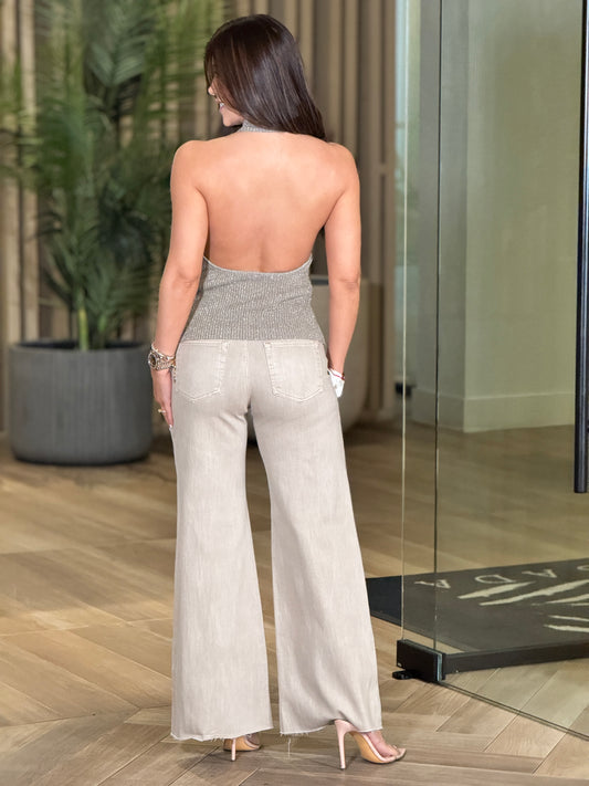 Editte Gold Knitted Top