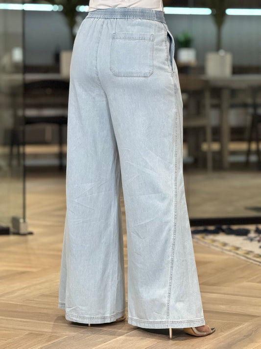 Hershey Denim Palazzo Pants