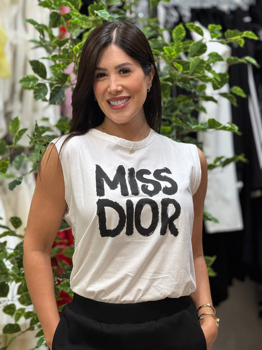 Dory White Muscle T-shirt