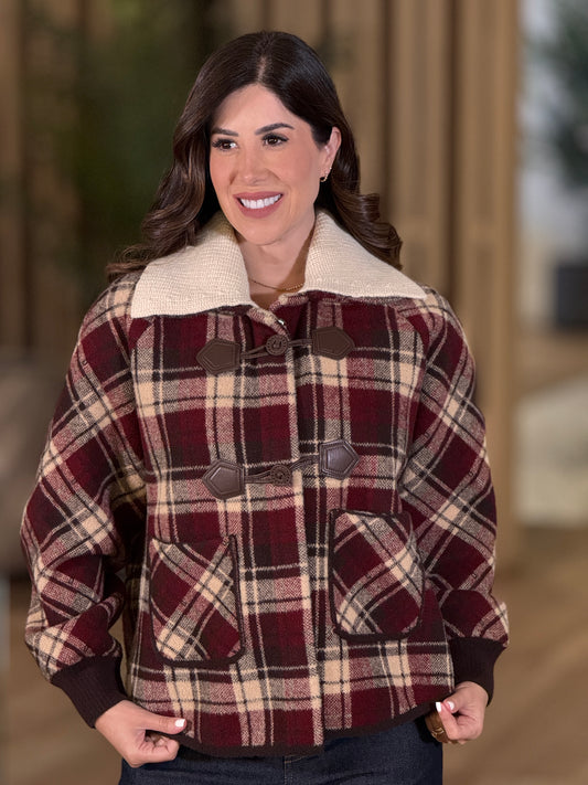 Austin Vichy Print Jacket top