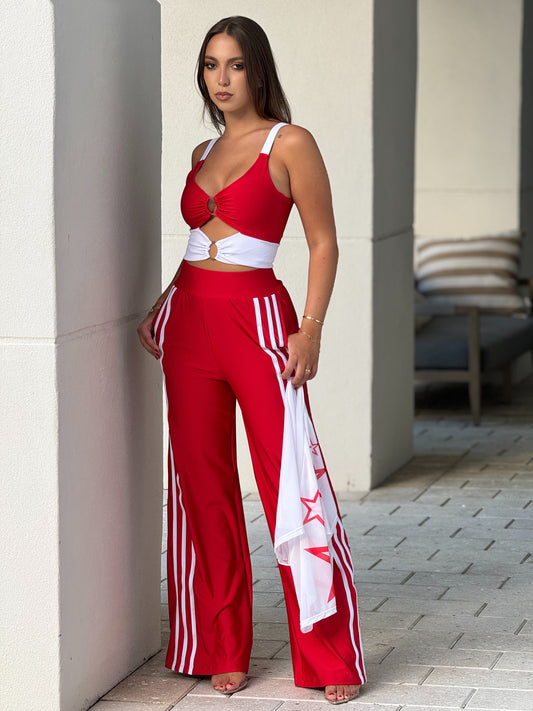 Calipso Collection Red 3-Piece Set