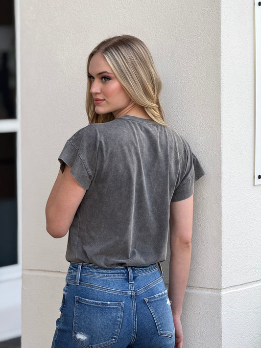 Rolling Leopard Gray T-Shirt