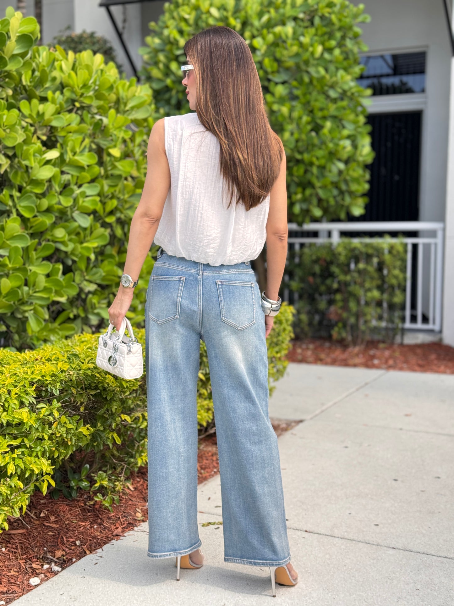 Naked White Sheer Top
