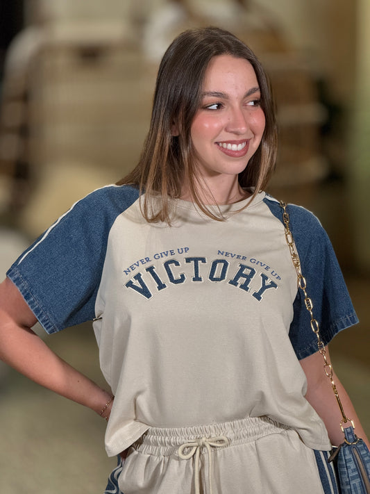 Victory Beige/Denim Sport Set