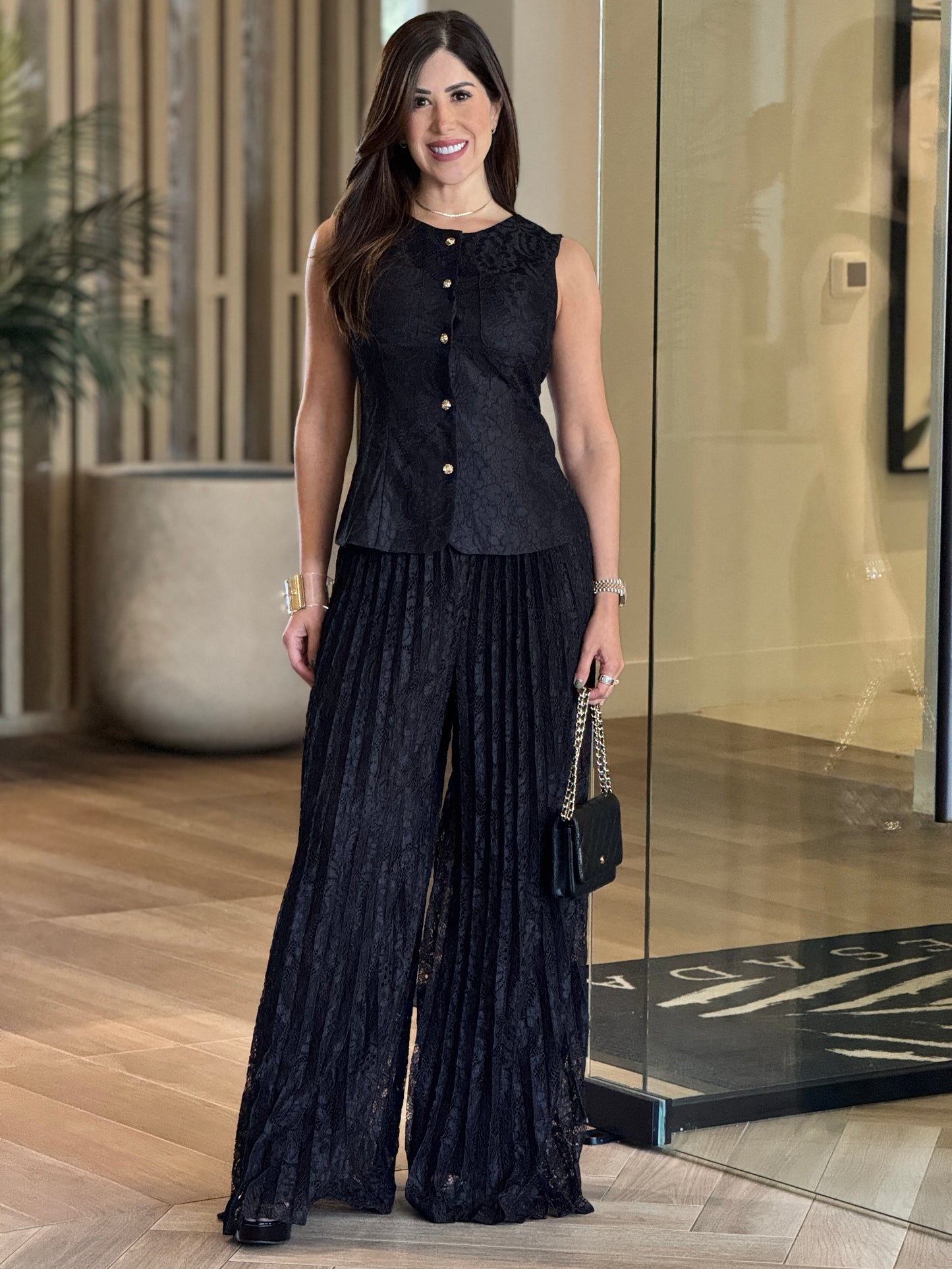 Always Chic Black Lace Set