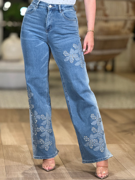 The Spring Floral Jeans