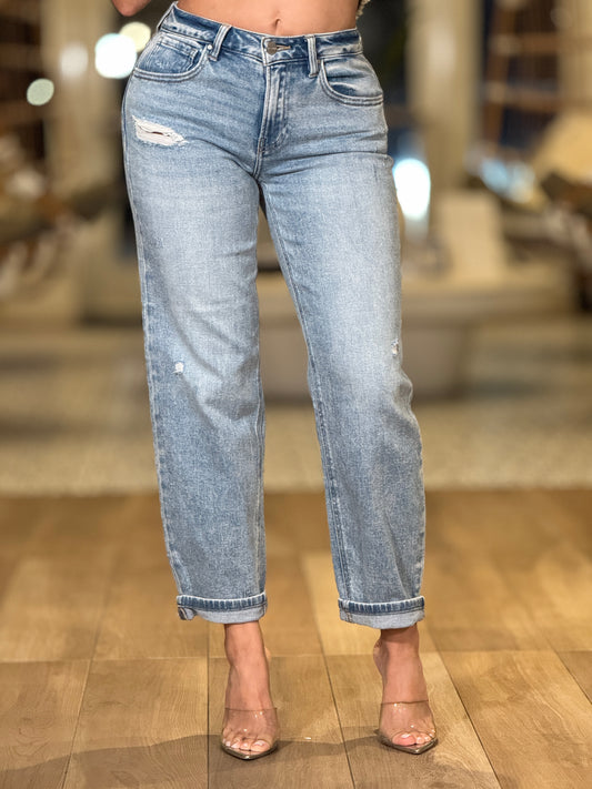 Risen Barrel Jeans